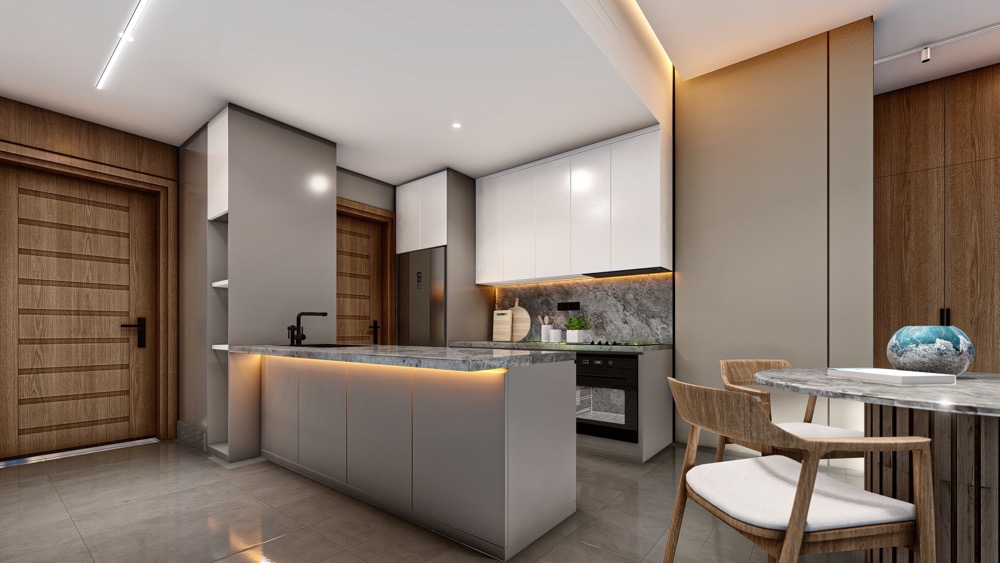 vista cocina comedor sand residences