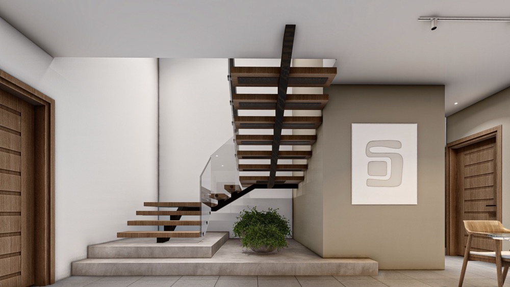 vista escaleras interior sand residences