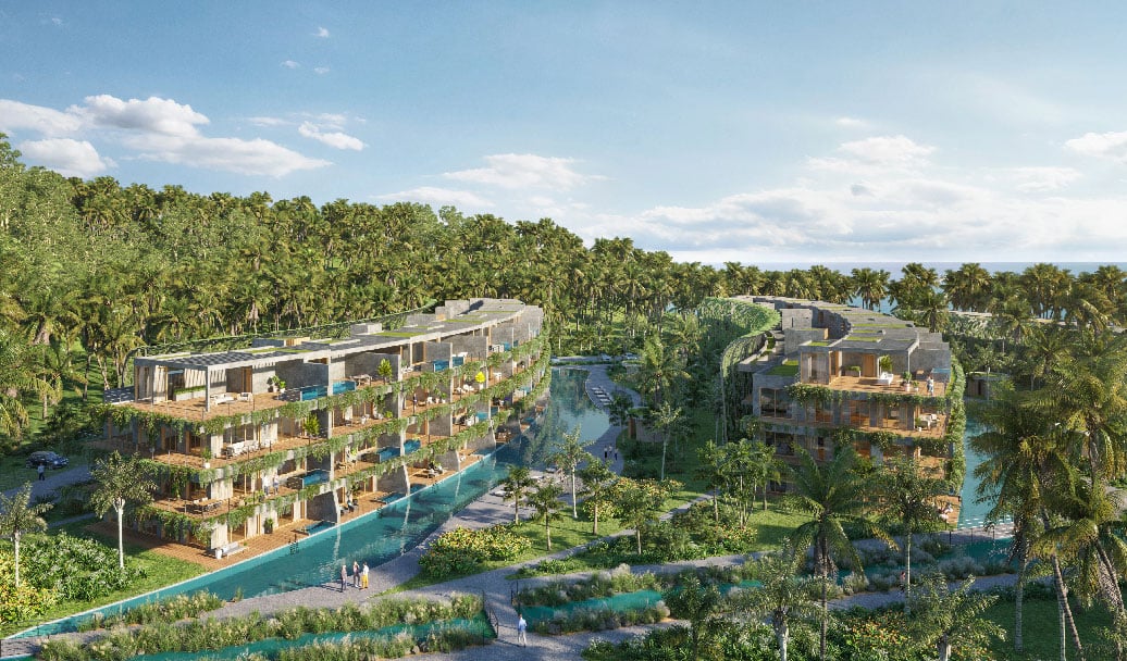 1.imagen destacada proyecto inmobiliario de lujo silver beach en las terrenas vista exterior panoramica - Urban Group 